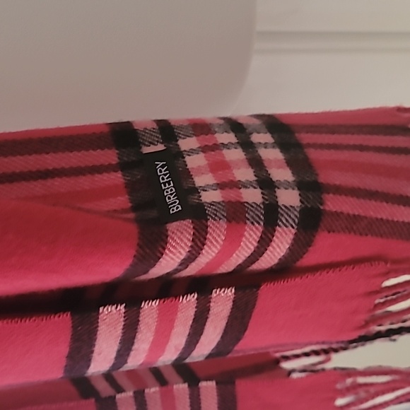 Burberry Cashmere Long Vintage Scarve Nova Check - Picture 15 of 16